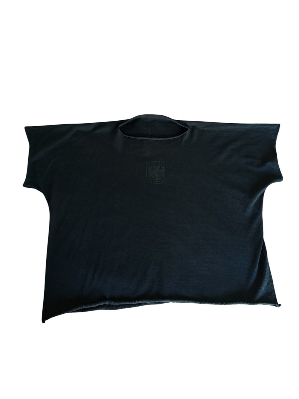 Yeezy Black Short Sleeve Crewneck Tee with Subtle Chest Emblem